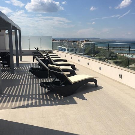 Golden Sea View Penthouse Lägenhet Pomorie Exteriör bild