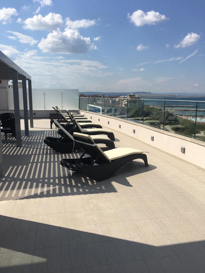 Golden Sea View Penthouse Lägenhet Pomorie Exteriör bild